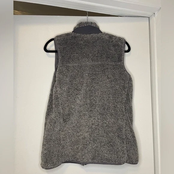 LL Bean Grey Fleece Vest - Picture 3 of 7